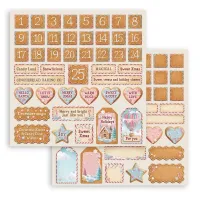 Stamperia Candy Christmas 12x12 Inch Paper Pack (SBBL173)